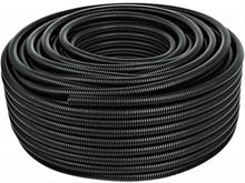 Charger l'image dans la galerie, 100 Ft. 1/2" Split Wire Loom Conduit Polyethylene Tubing Black Color Sleeve Tube