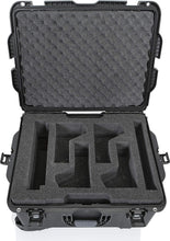 Load image into Gallery viewer, Gator Cases GL-RODECASTER2 Lightweight Case with Custom Cut Foam Interior for RODECASTER Pro Podcast Mixer and Two Microphones