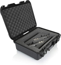 Load image into Gallery viewer, Gator Cases GL-RODECASTER2 Lightweight Case with Custom Cut Foam Interior for RODECASTER Pro Podcast Mixer and Two Microphones