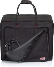 Load image into Gallery viewer, Gator Cases GL-RODECASTER2 Lightweight Case with Custom Cut Foam Interior for RODECASTER Pro Podcast Mixer and Two Microphones