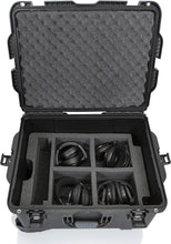 Load image into Gallery viewer, Gator Cases GL-RODECASTER2 Lightweight Case with Custom Cut Foam Interior for RODECASTER Pro Podcast Mixer and Two Microphones