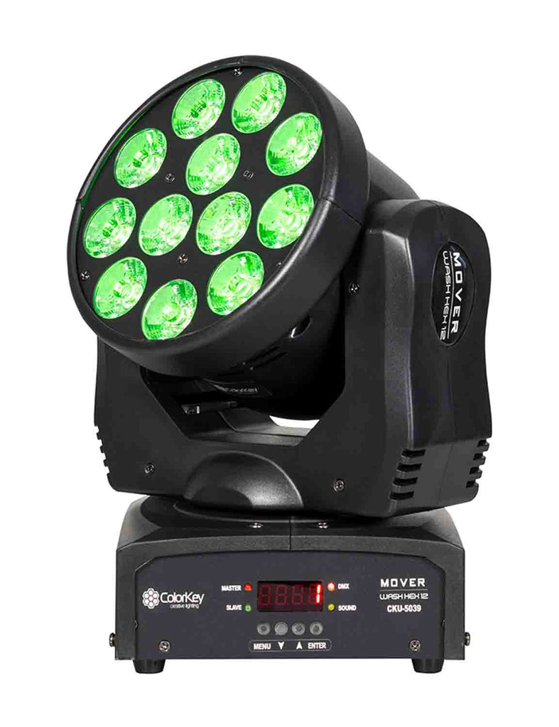 Colorkey CKU-5039 Mover Wash Hex 12, Moving Head Wash Light