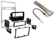 Charger l'image dans la galerie, Double Din In Dash Mounting Kit fits 2005-2007 Dodge Magnum (Black) harness Package