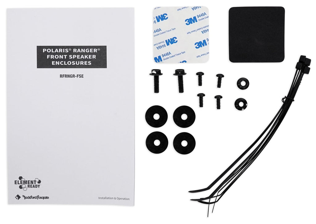 Rockford Fosgate RFRNGR-FSE Polaris Ranger 6.5" Front Lower Speaker Enclosures