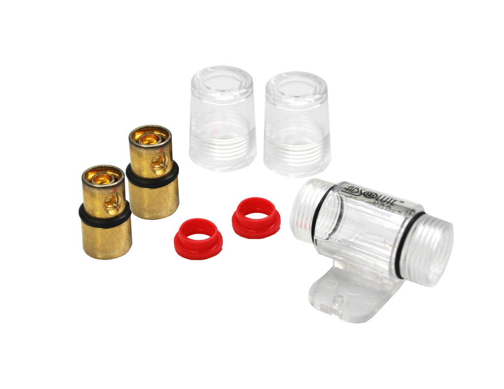 10 Patron In-Line AGU Fuse Holder 4/8/10 Gauge AWG In/Out PAGH4 4,8.10G