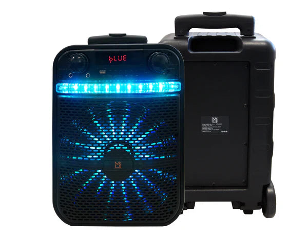 MR DJ AXL 10" Portable Speaker Bluetooth, Rechargeable Battery & App Control