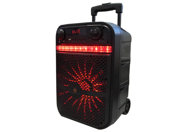 MR DJ AXL 10" Portable Speaker Bluetooth, Rechargeable Battery & App Control
