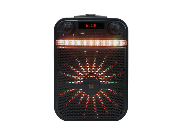 MR DJ AXL 10" Portable Speaker Bluetooth, Rechargeable Battery & App Control