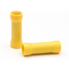 Load image into Gallery viewer, Absolute BCV1210Y 500 pcs 12 - 10 Gauge AWG Yellow insulated crimp terminals connectors Butt Connectors