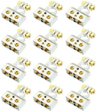12 American Terminal ABTC300N 0/2/4/6/8 AWG Single Negative Power Battery Terminal Connectors Chrome