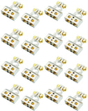 8 MK Audio MBTC300PN 0/2/4/6/8 AWG Single Positive & Negative Power Battery Terminal Connectors Chrome