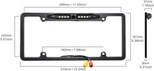 Load image into Gallery viewer, Backup Camera Rearview License Plate Frame for ALPINE ILX-507 ILX507 Black