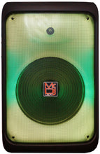 Charger l'image dans la galerie, MR DJ CUBE12 12" Rechargeable Portable Karaoke Speaker with Party Flame Lights Microphone TWS USB FM Radio