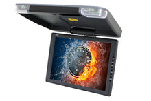 Charger l'image dans la galerie, Absolute DFL-1100IRG 11-Inch Gray Flip Down Monitor with DVD Player SD/USB
