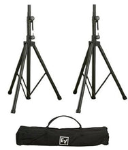 Charger l'image dans la galerie, Electro Voice TSP 1 Aluminum Tripod Speaker Stand Pair With Carry Bag
