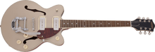 Load image into Gallery viewer, Gretsch G2655T-P90 Streamliner™ Center Block Jr. Double-Cut P90 with Bigsby®, Laurel Fingerboard, Two-Tone Sahara Metallic and Vintage Mahogany Stain