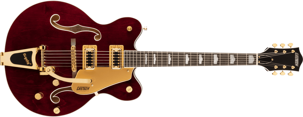 Gretsch G5422TG Electromatic® Classic Hollow Body Double-Cut with Bigsby® and Gold Hardware, Laurel Fingerboard, Walnut Stain