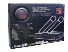 Load image into Gallery viewer, MIC3250 Mr DJ Dual Handheld Wireless Mic System