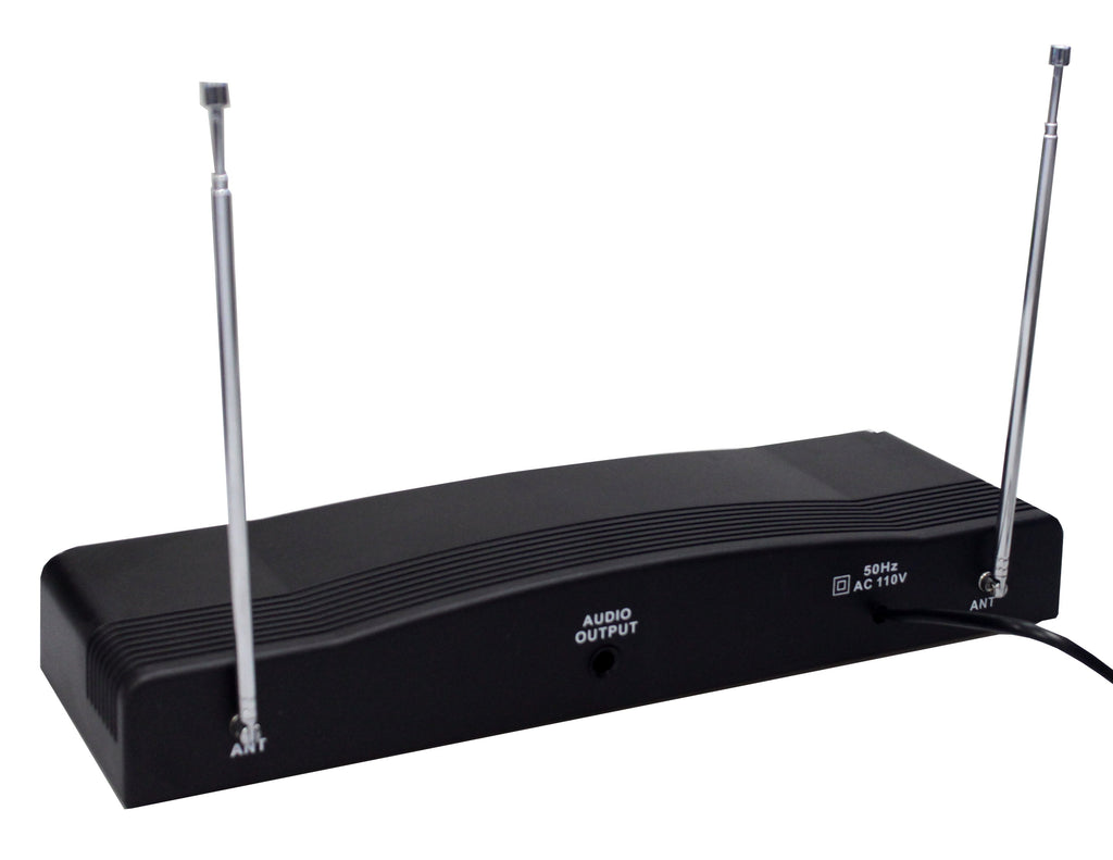 MR DJ MIC3250 Wireless Dual Handheld design Microphone System