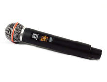 Load image into Gallery viewer, MR DJ MICUHF300 Dual UHF Wireless Microphone System Kit with 2 Handheld & LED display