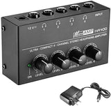 MR DJ Microamp HA400 HA400 Microamp is an ultra-compact 4-channel stereo headphone amplifier