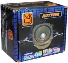 Load image into Gallery viewer, MR DJ HDT700B 3.5" 500W Black High Compression Titanium Bullet Super Tweeter