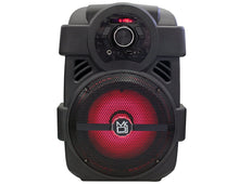 Load image into Gallery viewer, 2 MR DJ PSE-80BT 8” 1200W Portable  Rechargeable Bluetooth Active Speaker