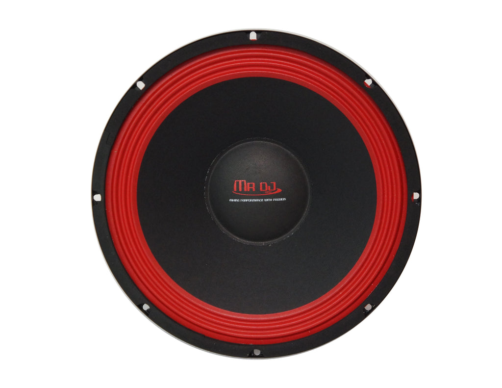 MR DJ PA1000 10" 700W 80 Oz. 8-Ohms Dual Magnet Universal PRO PA/DJ Raw Woofer Subwoofer