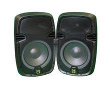 Charger l'image dans la galerie, Portable all in One PA/DJ 2X 10" 3000W Active Speaker Detachable Mixer Stands