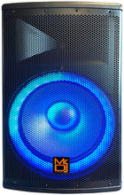 Charger l'image dans la galerie, MR DJ 4500W Peak Bi-Amped Bluetooth DJ Speaker with 15" Woofer LED Party Lights Portable PA System, Built-In Media Player, Wired Mic, Speaker Stand, 3-Channel Mixer