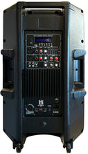 Load image into Gallery viewer, MR DJ PBX4500LED 15" 2-Way PA DJ 4500W Active Powered Bluetooth LED Speaker + Speaker Stand