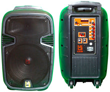Load image into Gallery viewer, MR DJ PL12FLAME 12" Portable Translucent Bluetooth Speaker + Speaker Stand + 54-LED Slim Par Wash DJ Light
