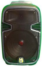 Load image into Gallery viewer, 2 MR DJ PL12FLAME 12" Portable Translucent Bluetooth Speaker + Speaker Stand