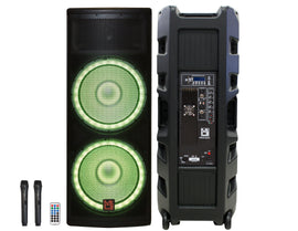 MR DJ PRO215LED Professional Dual 2x15