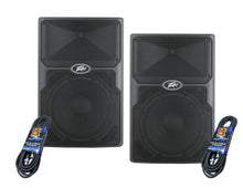 Charger l'image dans la galerie, 2 Peavey PVXp 10 10" Bluetooth Powered Loudspeaker + Speaker Stand+ XLR Cable