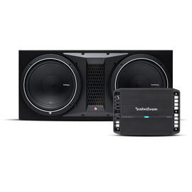 Rockford Fosgate Punch P1-2X12 & P500X1BD<BR/>1000W Peak Punch P1 Dual 12