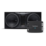 Rockford Fosgate Punch P1-2X12 & P500X1BD<BR/>1000W Peak Punch P1 Dual 12