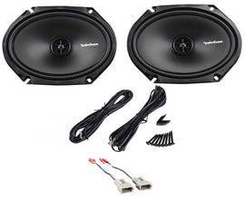 Front Rockford Fosgate Factory Speaker Replacement For 1991-94 Mazda Navajo