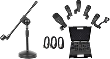 Load image into Gallery viewer, Samson DK705 5-Piece Drum Microphone Kit Bundle with Stand & 3 XLR Cable