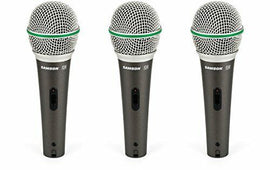 Samson SAQ6CL3P Q6 Dynamic Microphone (3-pack)