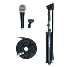 Load image into Gallery viewer, Samson SAVP10CE Vocal Microphone-Boom Stand & 1/4 inch to XLR cable Pack