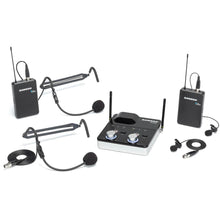 Load image into Gallery viewer, Samson SWC288MPR-D 288m Presentation Dual-Channel Wireless Lavalier & Headset Microphone System