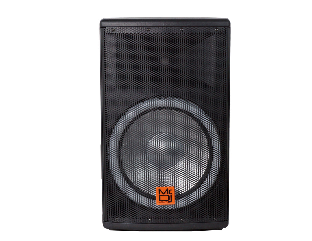 MR DJ SYNERGY15BAT 15" 3500W Power Speaker Battery/Bluetooth/Amplifier/SD/USB/FM