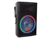 Load image into Gallery viewer, MR DJ SYNERGY15BAT 15" 3500W Power Speaker Battery/Bluetooth/Amplifier/SD/USB/FM