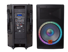 Load image into Gallery viewer, MR DJ SYNERGY15BAT 15" 3500W Power Speaker Battery/Bluetooth/Amplifier/SD/USB/FM