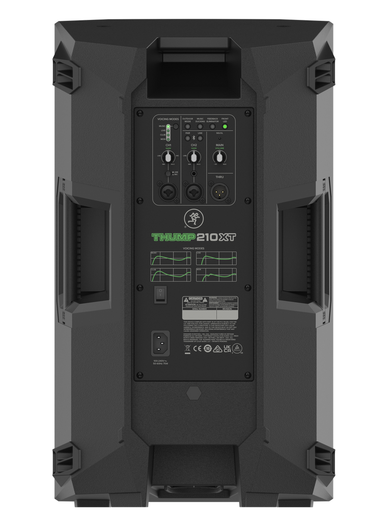 Mackie Pair Thump210 Enhanced 1,400watt 10-inch Powered Speaker & 2 XLR Cables