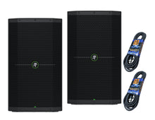 Charger l'image dans la galerie, Mackie 2-THUMP215 15” 1400W Powered Loudspeaker (Pair)+Free Dj Cables