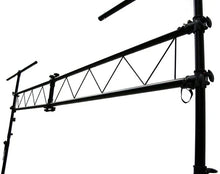 Load image into Gallery viewer, 10 FT Mobile DJ Portable Lighting Truss Stand System w/ T-Bars