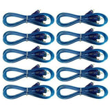 MK Audio 10 Pack 12' 2 CH RCA Interconnect Cable Wire for Marine Car Amplifier Stereo Home Audio