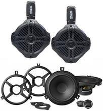 Load image into Gallery viewer, ALPINE SPV-65X-WRA 6.5" Coaxial + MPS65B Rollbar Speakers for 2007-2018 Jeep Wrangler JK